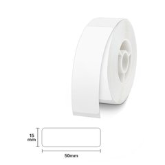 Етикетки Білі 15х50 мм 130 шт для NIIMBOT D11, D110, D101, H1S