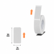 Этикетки Silver 14х30 мм 170 шт для NIIMBOT D110/D110_M, D11/D11_H, D101, H1S