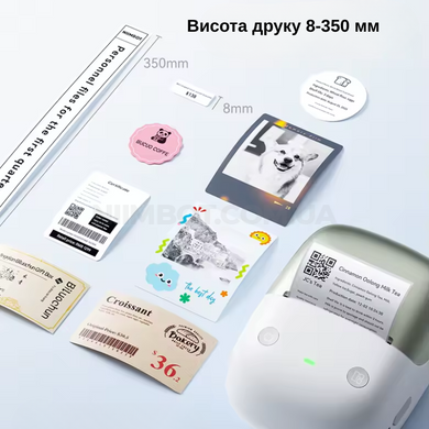 NIIMBOT B2 Pro Grey 300 DPI | Термопринтер для друку наклейок