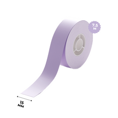 Суцільний рулон етикетки Фіолетовий 15 мм х 7.5 метрів для NIIMBOT H1S