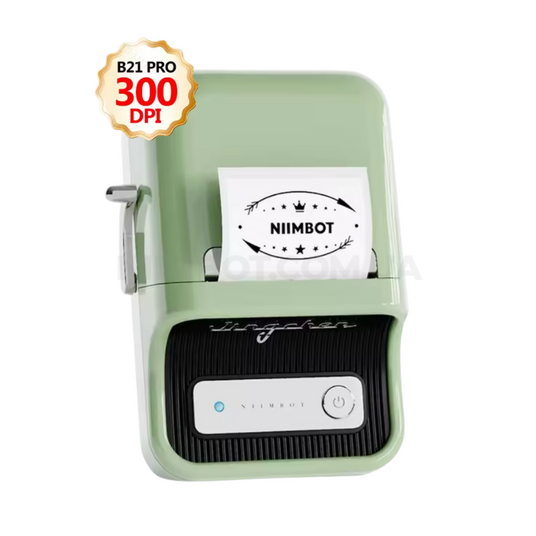 M*u様 LITTLE BUDDY LB500 NIIMBOT B21 Pro Green 300 DPI | Термопринтер для друку наклейок