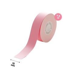 Суцільний рулон етикетки Рожевий 15 мм х 7.5 метрів для NIIMBOT H1S