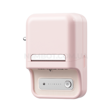NIIMBOT B21 Light Pink | Термопринтер для друку наклейок