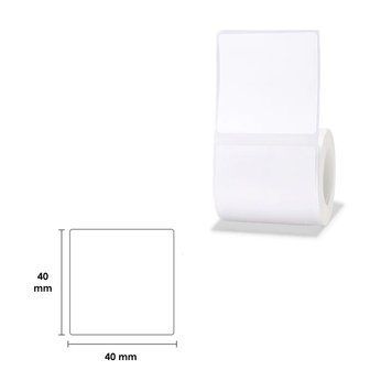 Етикетки Білі 40х40 мм 180 шт для NIIMBOT B21/B21 Pro, B1, B3S, B31, B4