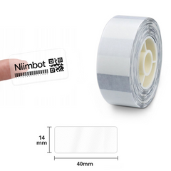 Етикетки Прозорі 14х40 мм 160 шт для NIIMBOT D11, D110, D101, H1S