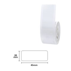 Етикетки Білі 20х45 мм 140 шт для NIIMBOT D101