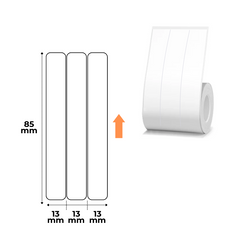 Етикетки Білі 13x85 мм*3 лінії 270 шт (39х85 мм 90 шт) для NIIMBOT B1, B21, B3S