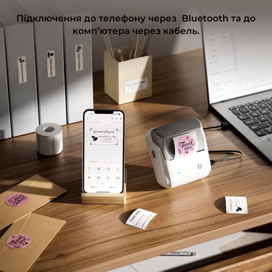 NIIMBOT B31 Grey | Термопринтер для друку наклейок